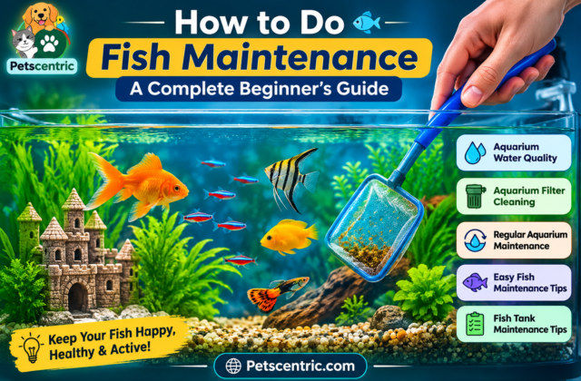 Fish maintenance beginner guide with aquarium water quality and filter cleaning tips