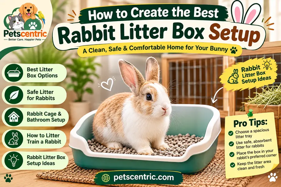 How to create the best rabbit litter box setup with safe litter, proper placement, and easy litter training tips