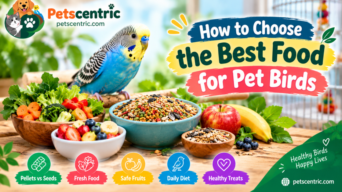 Best food for pet birds and balanced bird nutrition